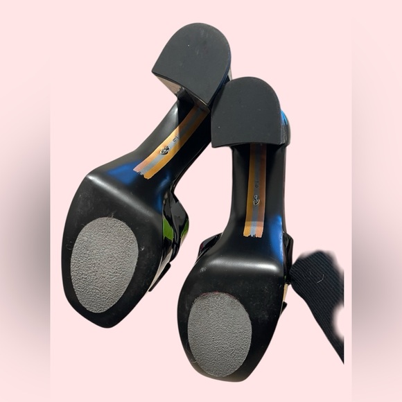 Sam Edelman Jullian Black Patent Platform Heels, 9 - Picture 2 of 10